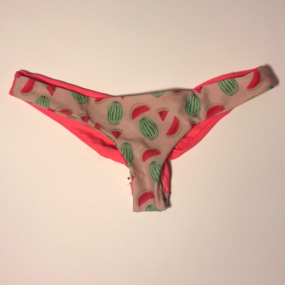 LOLLI SWIM scrunch watermelon bottoms